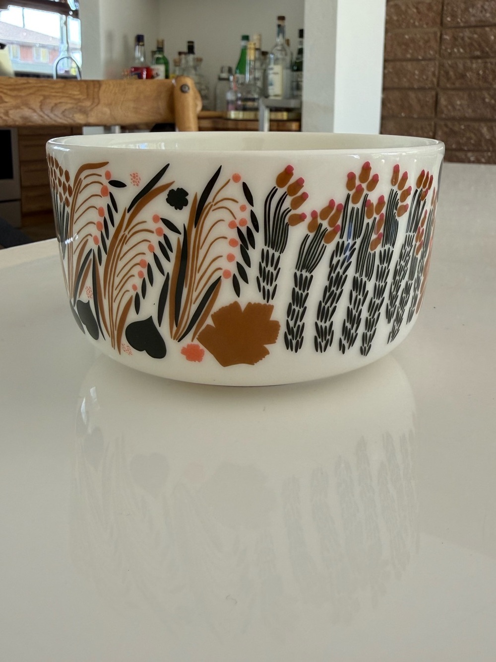 marimekko letto bowl pink wheat ceramic oiva primavera kitchen scandinavian